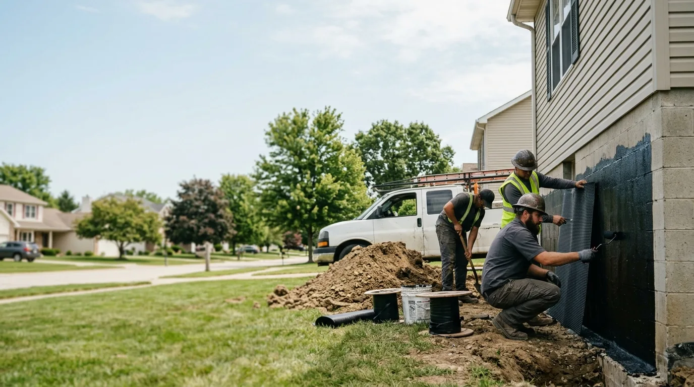 Basement Waterproofing in Milford Center, OH near me